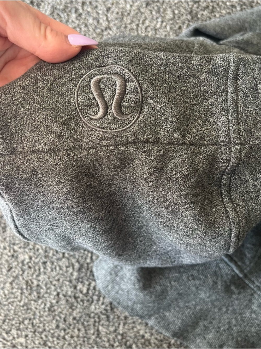 Lululemon Gray Scuba Full-Zip Hoodie - Picture 5 of 6